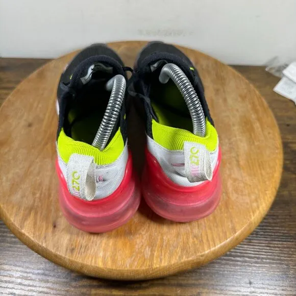 Nike Air Max 270 Black Cyber Pink Women's Size 6 Shoes Sneakers CI5770-001