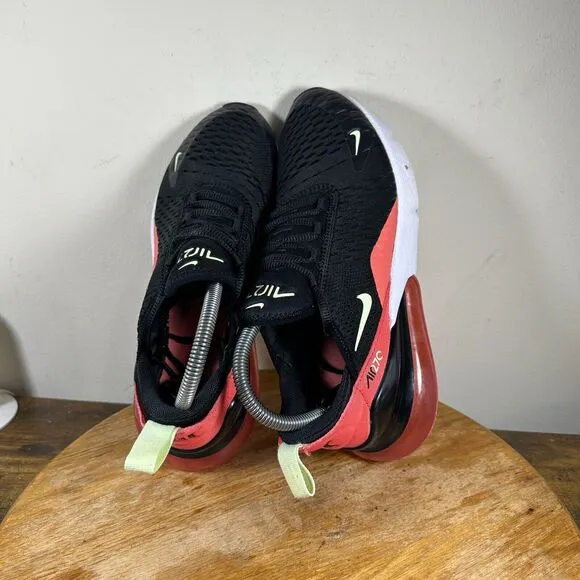 Nike Air Max 270 Black Magic Ember Women's Size 8 Shoe Sneakers DM8325-001‎