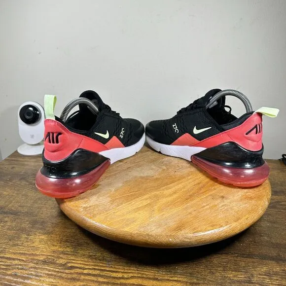 Nike Air Max 270 Black Magic Ember Women's Size 8 Shoe Sneakers DM8325-001‎