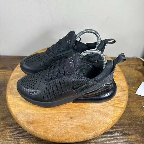 Nike Air Max 270 Black Shoe Sneakers Women's Size‎ 7.5 BQ5776-001
