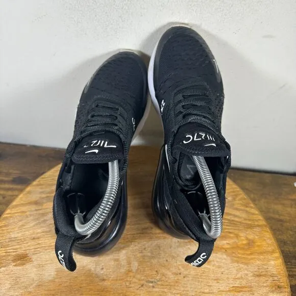 Nike Air Max 270 Black White Women's Size 6 Shoes Sneakers AH6789-001