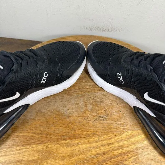 Nike Air Max 270 Black White Women's Size 6 Shoes Sneakers AH6789-001