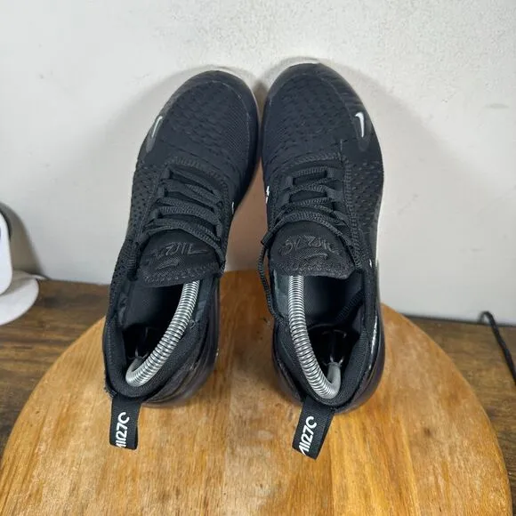 Nike Air Max 270 Black White Women's Size 7 Shoes Sneakers 943345-001
