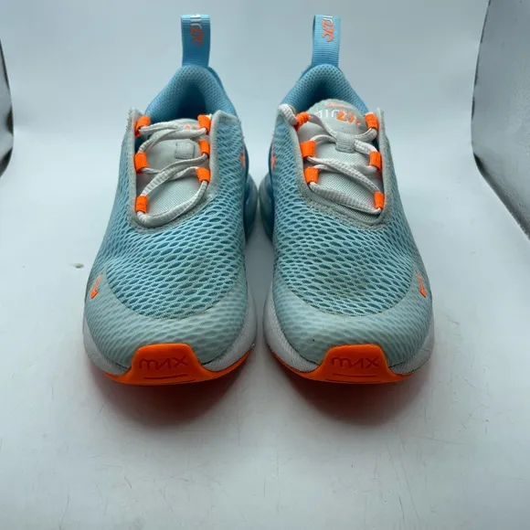 Nike Air Max 270 Blue and Orange Sneakers kids 12C
