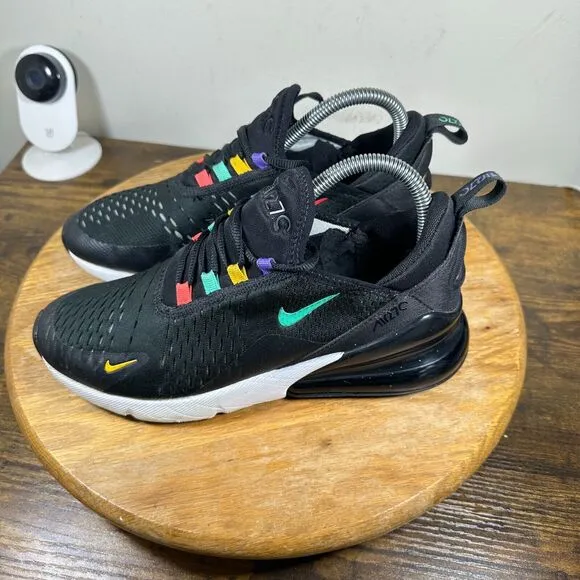 Nike Air Max 270 Game‎ Change Women's Size 7.5 Black Shoe Sneakers CJ6960-001