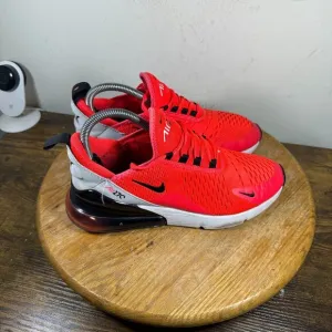 Nike Air Max 270 GS Red Orbit Shoe Sneakers Women's Size 7.5 CI5634-600