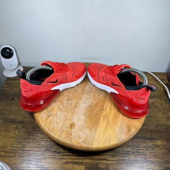Nike Air Max 270‎ Habanero Red Black Women's Size 6.5 Shoe Sneakers 943345-600