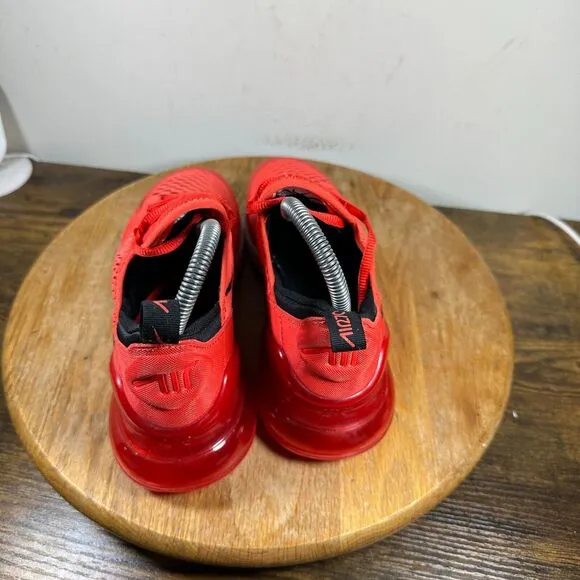 Nike Air Max 270‎ Habanero Red Black Women's Size 6.5 Shoe Sneakers 943345-600