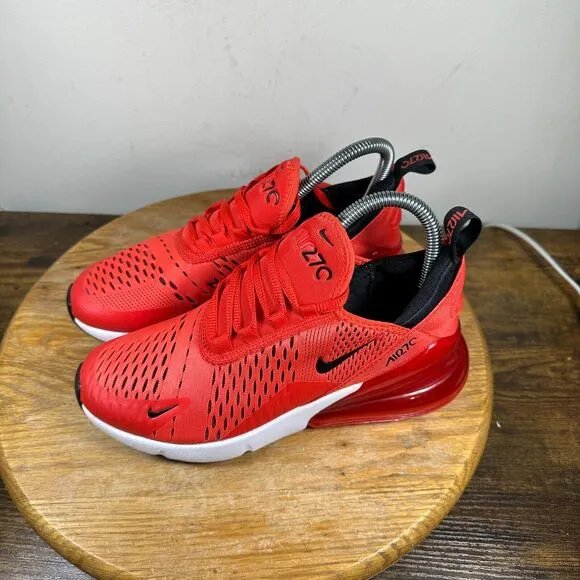 Nike Air Max 270‎ Habanero Red Black Women's Size 6.5 Shoe Sneakers 943345-600