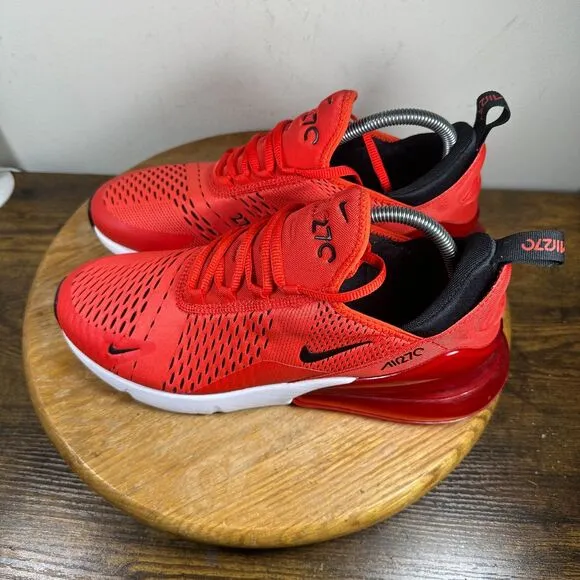 Nike Air Max 270 Habanero Red Men's Size 9.5 Shoe Sneakers AH8050-601
