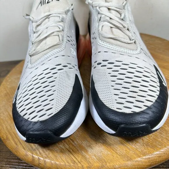 Nike Air Max 270‎ Light Bone Hot Punch AH8050-003 Shoe Sneakers Men's Size 8.5