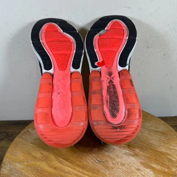 Nike Air Max 270‎ Light Bone Hot Punch AH8050-003 Shoe Sneakers Men's Size 8.5