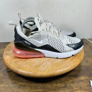 Nike Air Max 270‎ Light Bone Hot Punch AH8050-003 Shoe Sneakers Men's Size 8.5