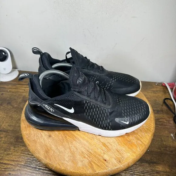 Nike‎ Air Max 270 Men's Size 11.5 Black White Shoe Sneakers AH8050-002