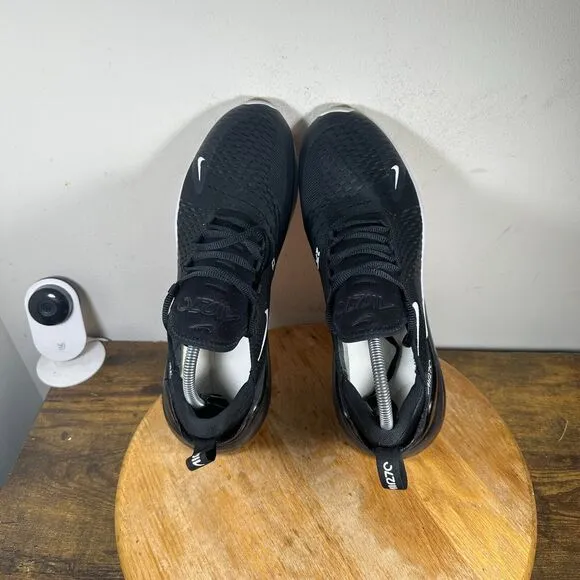 Nike Air Max 270 Men's Size 11.5 Black White‎ Shoe Sneakers AH8050-002