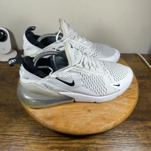 Nike Air Max 270 Men's Size 11.5 White Black Shoes‎ Sneakers AH8050-100