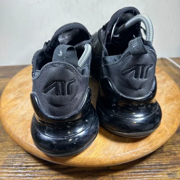 Nike Air Max 270 Men's Size 12‎ Triple Black Shoes Sneakers AH8050-005