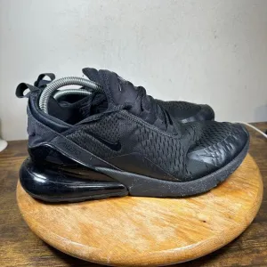 Nike Air Max 270 Men's Size 12‎ Triple Black Shoes Sneakers AH8050-005
