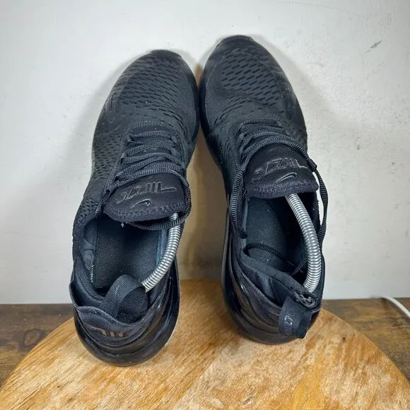 Nike Air Max 270 Men's Size 12‎ Triple Black Shoes Sneakers AH8050-005