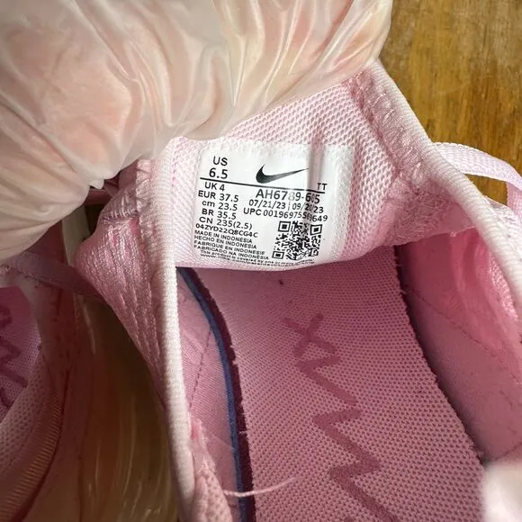 Nike Air Max 270 Pink Foam Women's Size 6.5 Shoe Sneakers AH6789-605