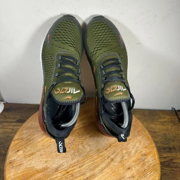 Nike Air Max 270 Rough Green Hot Curry Men's Size 9.5 Shoes Sneakers DQ4686-300