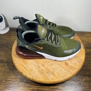 Nike Air Max 270 Rough Green Hot Curry Men's Size 9.5 Shoes Sneakers DQ4686-300