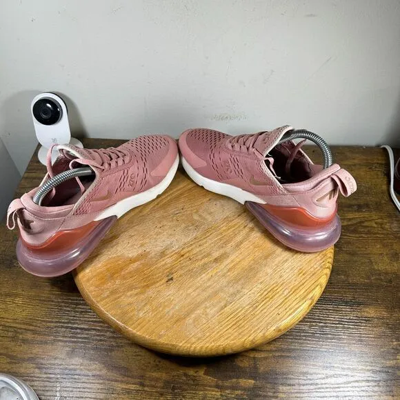 Nike Air Max 270 Rust Pink Red Bronze Shoe Sneakers Women's Size 8.5‎ BQ0969-600