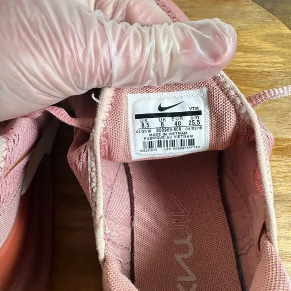 Nike Air Max 270 Rust Pink Red Bronze Shoe Sneakers Women's Size 8.5‎ BQ0969-600