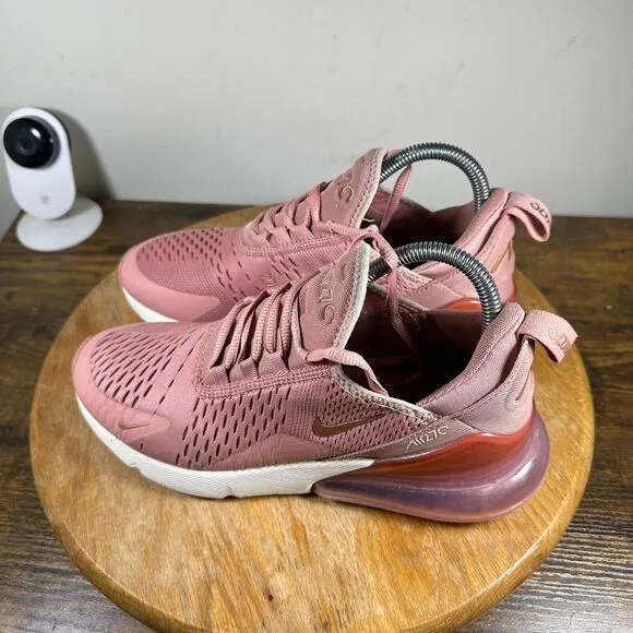Nike Air Max 270 Rust Pink Red Bronze Shoe Sneakers Women's Size 8.5‎ BQ0969-600