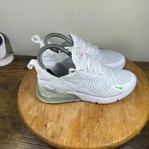 Nike Air Max 270 Swoosh Pack White Shoe Sneakers Women's Size 6 DM9474-100