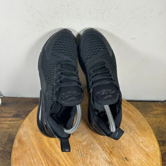 Nike Air Max‎ 270 Triple Black Women's Size 7.5 Shoe Sneakers BQ5776-001