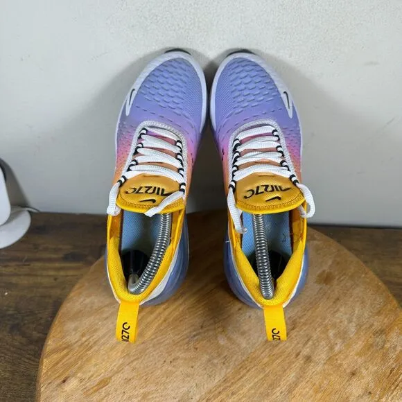 Nike Air Max 270 University Gold Shoes Sneakers Women's Size 6.5 AH6789-702