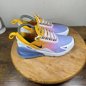 Nike Air Max 270 University Gold Shoes Sneakers Women's Size 6.5 AH6789-702