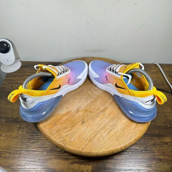 Nike Air Max 270 University Gold Shoes Sneakers Women's Size 6.5 AH6789-702