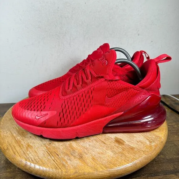 Nike Air Max 270 Varsity Red‎ Men's Size 10 CV7544-600 Shoe Sneakers