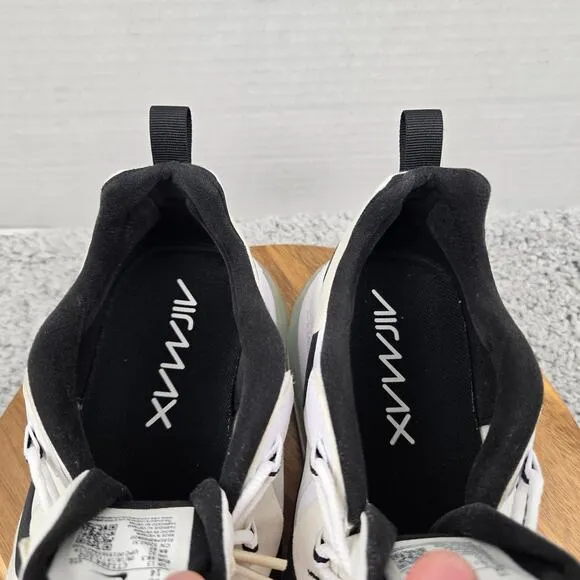Nike Air Max 270 White Black Athletic Casual Daily Sneakers Mens 14 CT1264-102