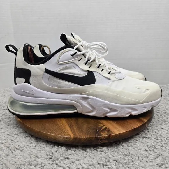 Nike Air Max 270 White Black Athletic Casual Daily Sneakers Mens 14 CT1264-102