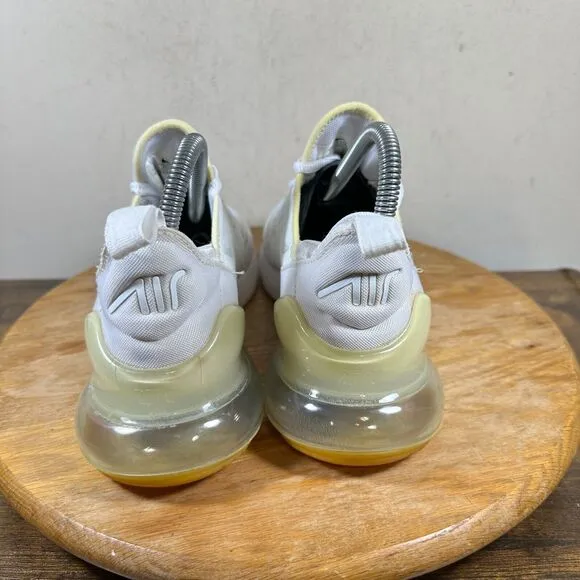 Nike Air‎ Max 270 White Men's Size 7 Gum Light Brown Shoe Sneakers DC1702-100