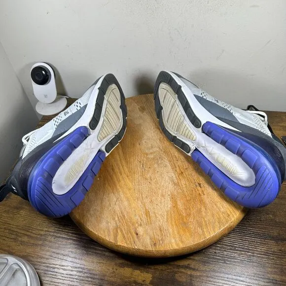 Nike Air Max 270 White Persian Violet Shoes Sneakers Men's Size 11 AH8050-107