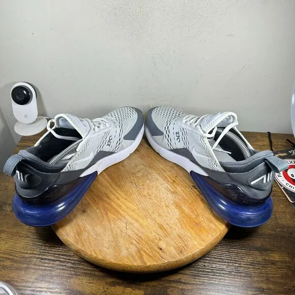 Nike Air Max 270 White Persian Violet Shoes Sneakers Men's Size 11 AH8050-107
