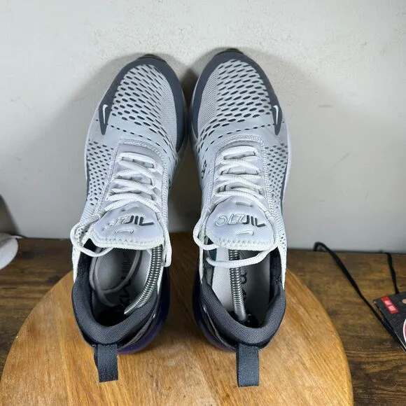 Nike Air Max 270 White Persian Violet Shoes Sneakers Men's Size 11 AH8050-107