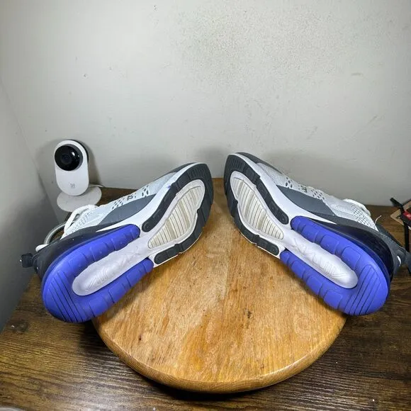 Nike Air Max 270 White Persian Violet Shoes Sneakers Men's Size 9 AH8050-107