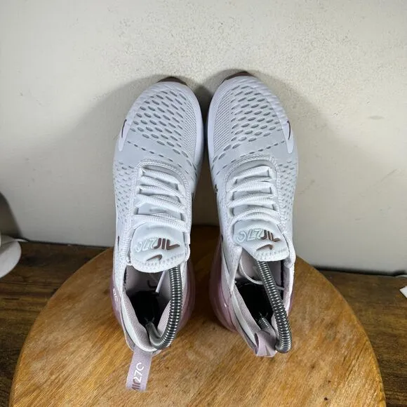 Nike Air Max 270 White Platinum Violet Women's Size 6.5 Shoe Sneakers AH6789-120