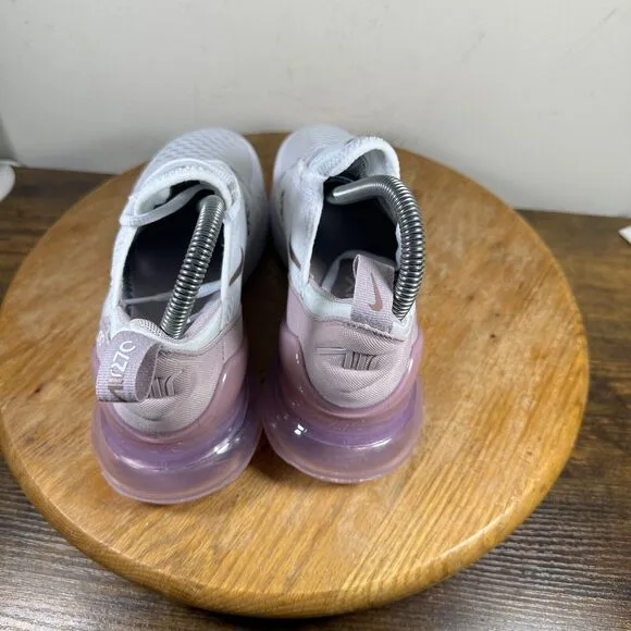 Nike Air Max 270 White Platinum Violet Women's Size 6.5 Shoe Sneakers AH6789-120