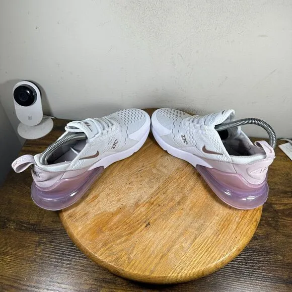 Nike Air Max 270 White Platinum Violet Women's Size 6.5 Shoe Sneakers AH6789-120