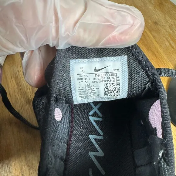 Nike Air Max 270 Women's Size 5 Black Arctic‎ Pink Shoe Sneakers DH1080-001