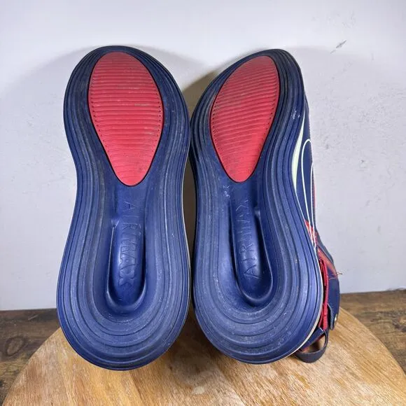 Nike Air Max 720 Saturn Olympic Navy AO2110-400 Shoe Sneakers Men's‎ Size 9.5