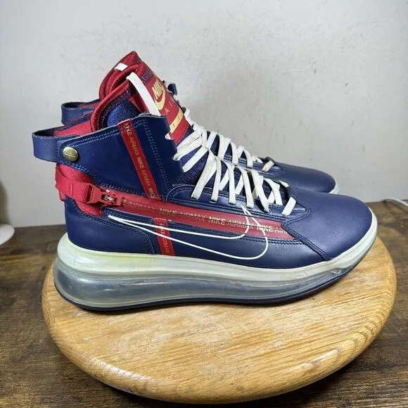 Nike Air Max 720 Saturn Olympic Navy AO2110-400 Shoe Sneakers Men's‎ Size 9.5