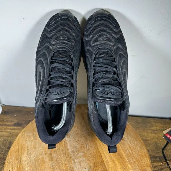Nike Air Max 720 Triple Black Sneakers Shoe Men's Size 11 AO2924-007