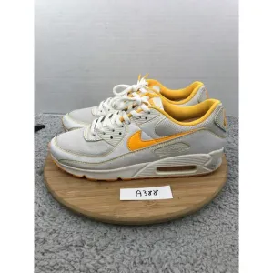 Nike Air Max 90 Laser Orange White Athletic Casual Sneakers Mens 11.5 DH0276-100